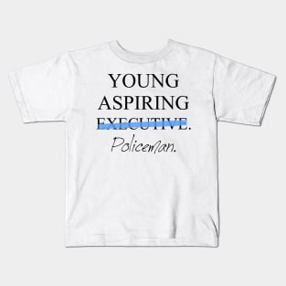 Young Aspiring Policeman Kids T-Shirt